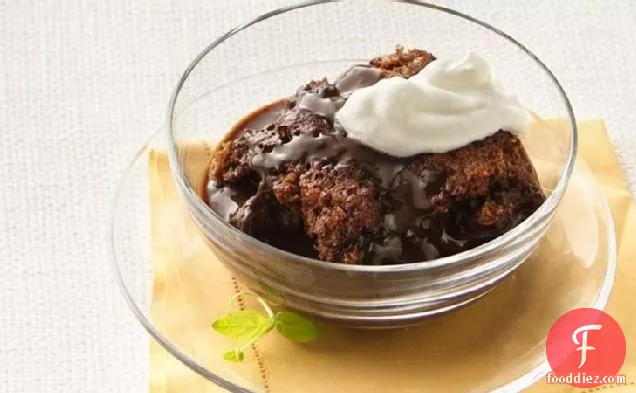 Chocolate-Hazelnut Pudding Cake
