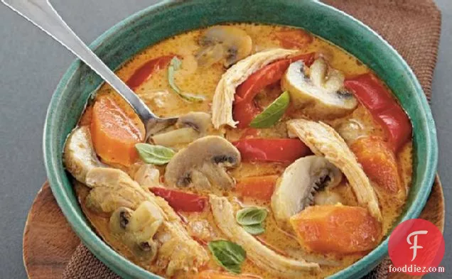 Slow-Cooker Thai Coconut Chicken Soup