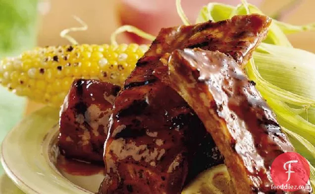 ग्रिल्ड ज़ेस्टी लेमन स्पैरिब्स