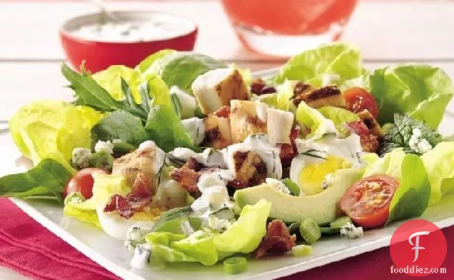 Cobb Salad with Cucumber-Ranch Dressing