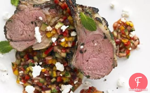 Spicy Lamb Chops With Turkish Pepper Salsa