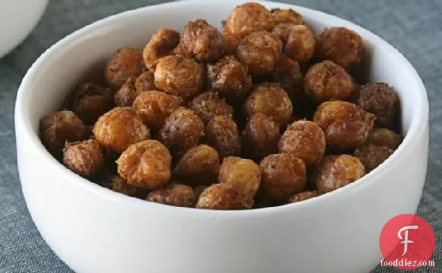 Spiced Baked Chick Peas