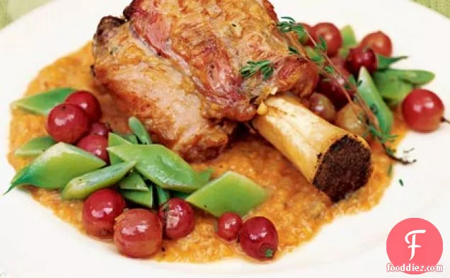 Braised Veal Shanks with Romano Beans