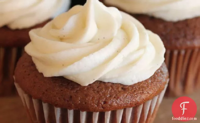 Chocolate Stout Cupcakes with Vanilla Bean Frosting