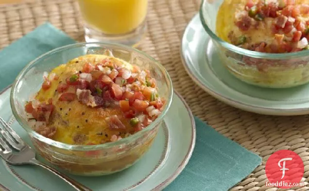 Breakfast Biscuit Cups for Two