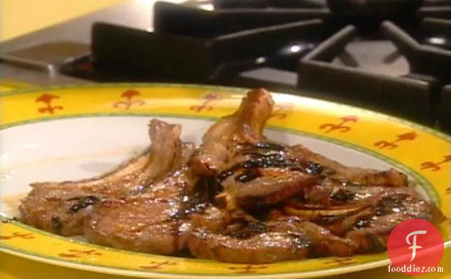 Broiled Lamb Chops with Balsamic Reduction