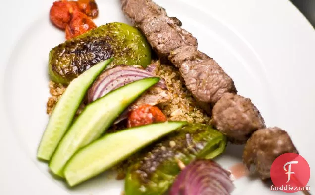 Lamb And Vegetable Kebabs