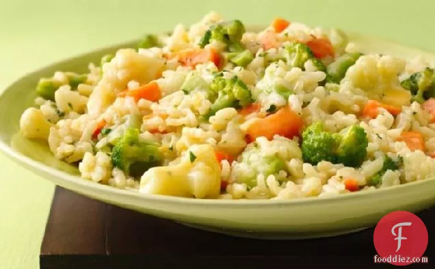 Cheesy Vegetable Risotto