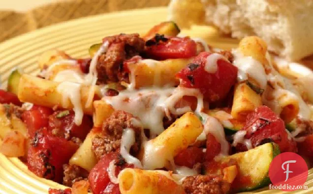 Baked Ziti with Fire Roasted Tomatoes