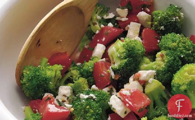 Broccoli, Feta and Tomato Salad