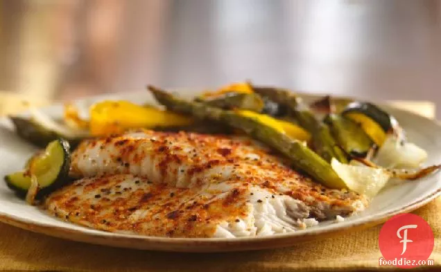Roasted Tilapia and Vegetables