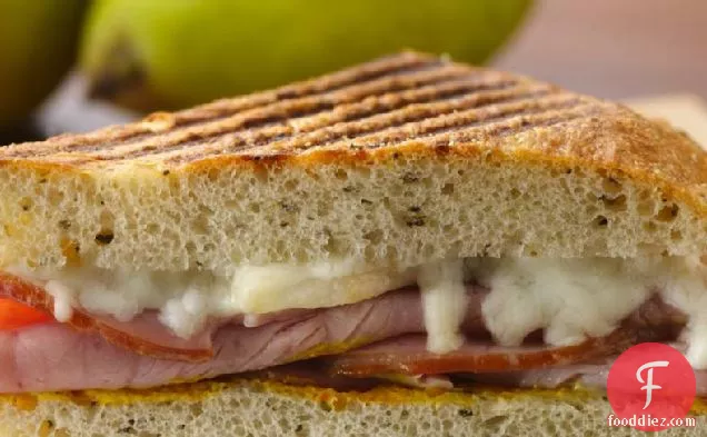 Hearty Ham and Pear Panini