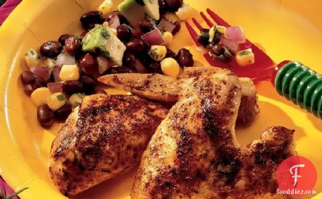 Grilled Chili Chicken with Southwest Relish