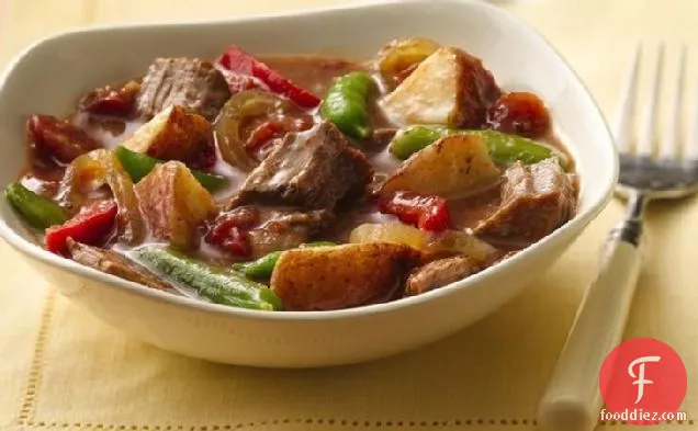 Slow-Cooker Steak and Potatoes Dinner