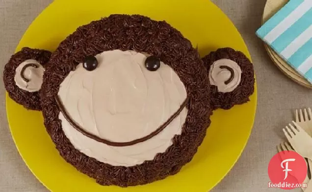 प्यारा बंदर केक