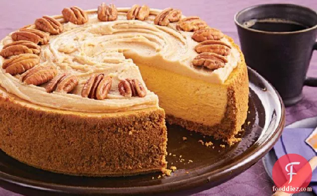 Pumpkin Pecan Cheesecake