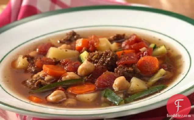 Slow-Cooker Easy Italian Sausage Vegetable Soup