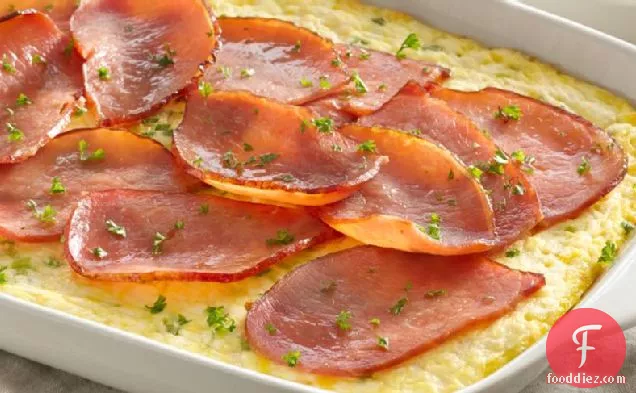 Brunch Oven Omelet with Canadian Bacon