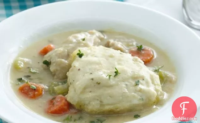 Pressed for Thyme Chicken and Dumplings