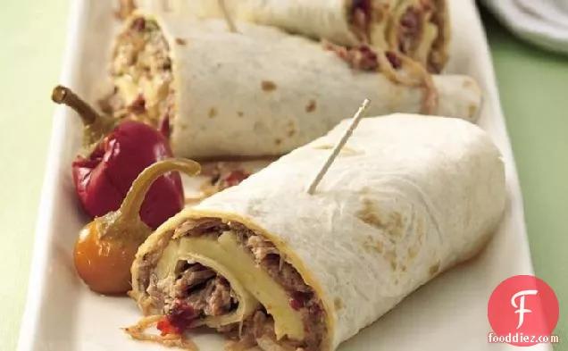 Slow-Cooker Italian Turkey Wraps