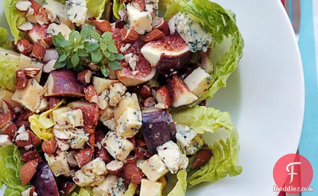 Figs, Blue Cheese And Lettuce