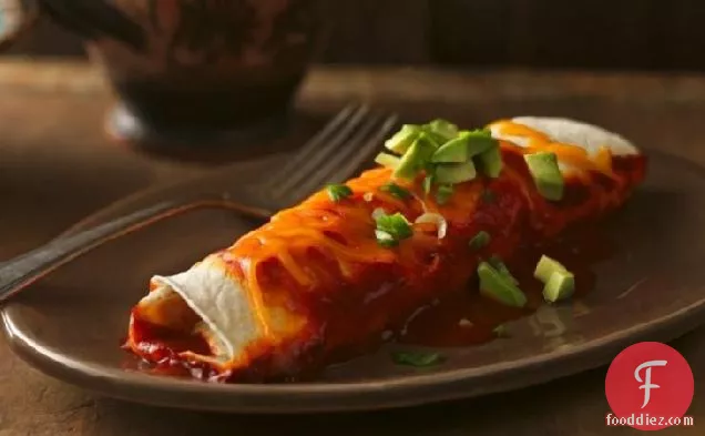 Chile-Chicken Enchiladas