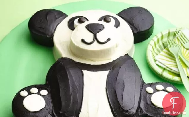 पांडा भालू केक