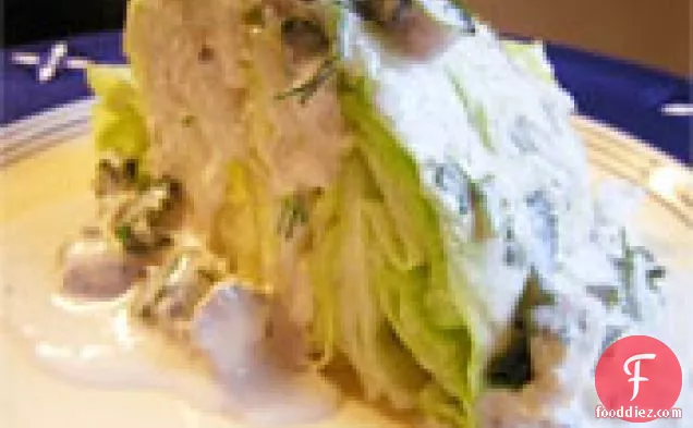 Dinner Tonight: Blue Smoke’s Iceberg Wedges with Roquefort Dressing