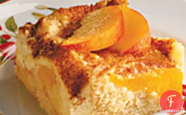 Sour Cream-Peach Coffee Cake