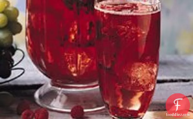 क्रैनबेरी-रास्पबेरी चाय