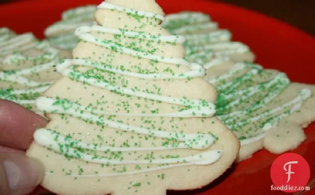 Grandma’s Christmas Tree Sugar Cookies