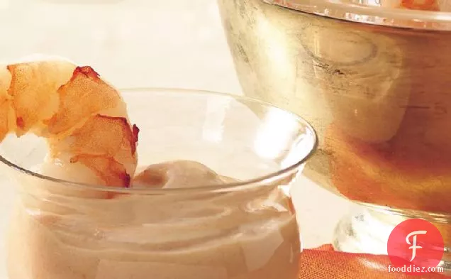 Shrimp with Bourbon Cocktail Sauce