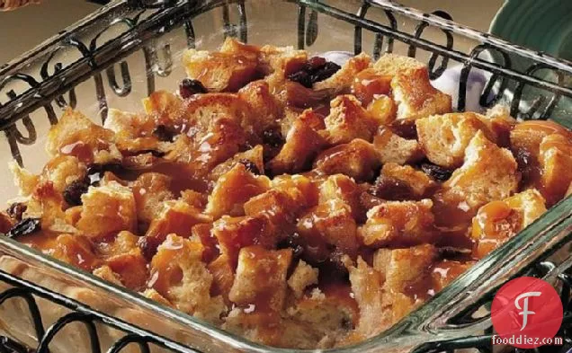 Bread Pudding with Bourbon Sauce (lighter )