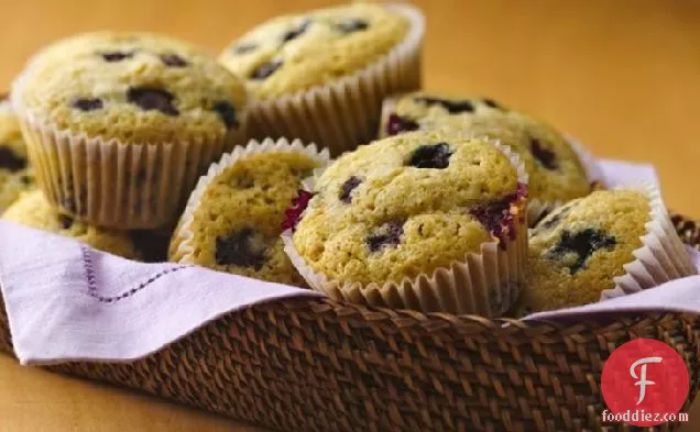 Gluten-Free Blueberry Corn Muffins