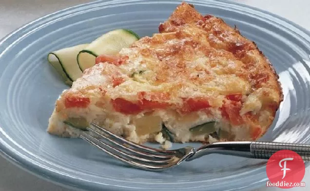 Impossibly Easy Zucchini Pie