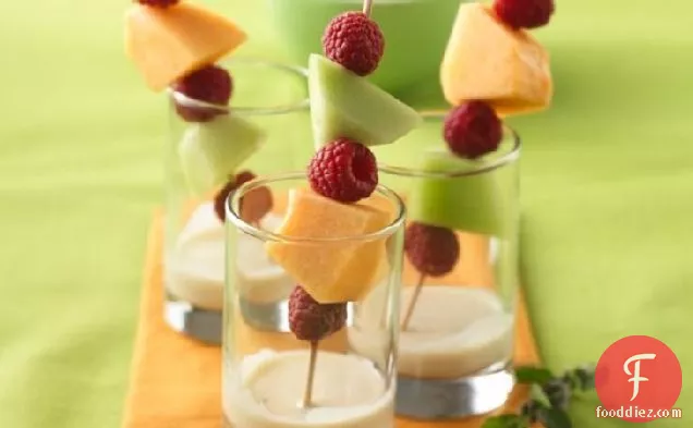 Ginger & Mint Dip with Fruit