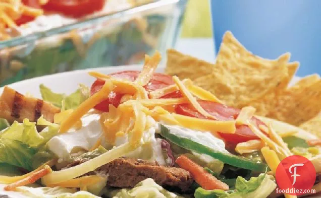 Fajita Layered Salad