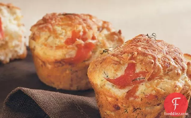 Smoked Salmon and Dill Muffins
