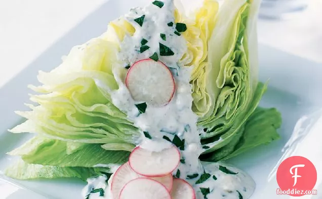 Iceberg Wedges with Blue Cheese Dressing