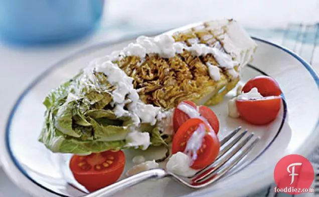 Grilled Romaine with Blue Cheese Dressing