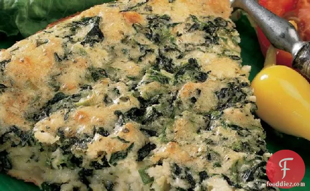 Impossibly Easy Spinach and Feta Pie