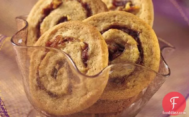Apple-Date Swirl Cookies