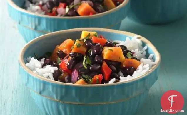 Caribbean Black Beans with Rice