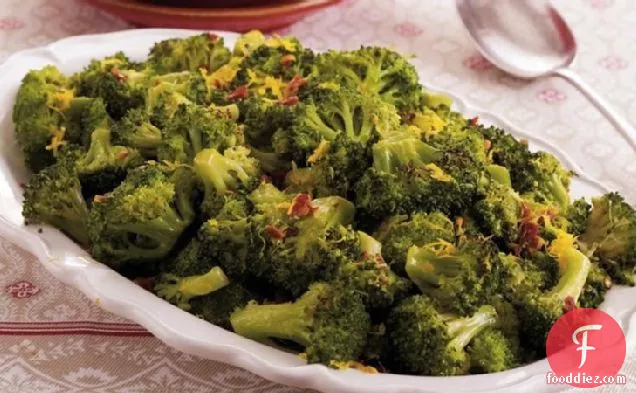 Broccoli with Orange-Chipotle Butter