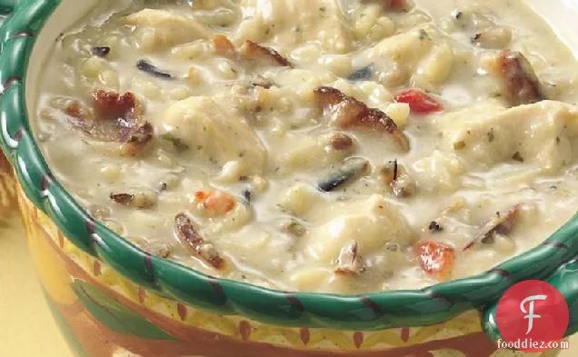 Light Chicken-Wild Rice Soup