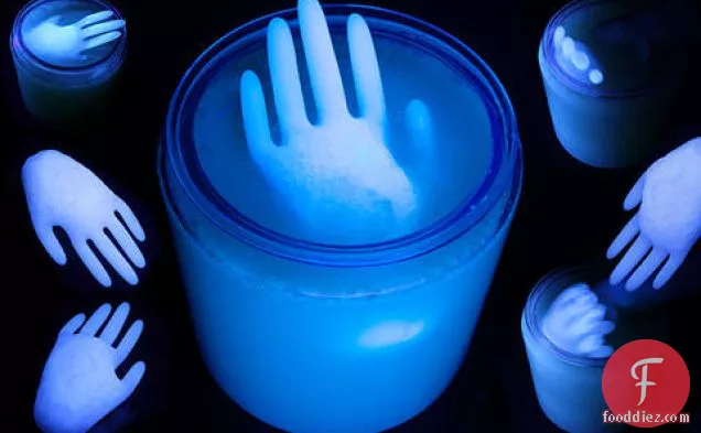 Glowing Severed-Hand Halloween Punch