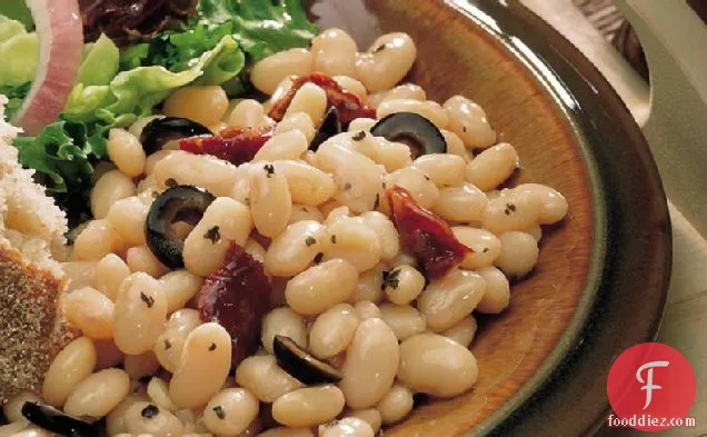 Slow-Cooker White Beans with Sun-Dried Tomatoes