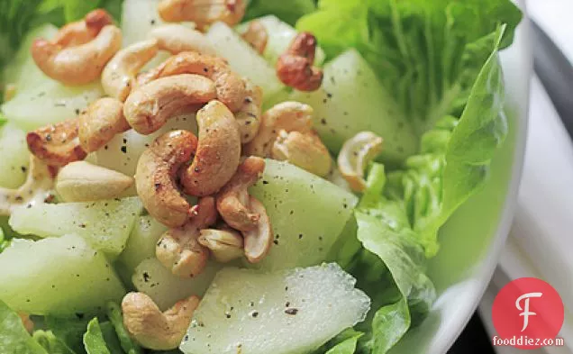Melon, Lettuce And Cashewnuts