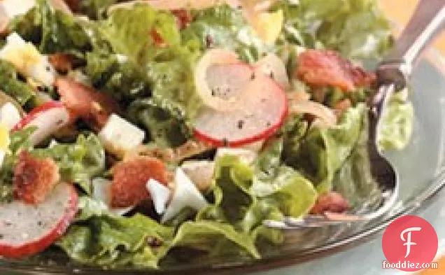 Lettuce With Hot Bacon Dressing