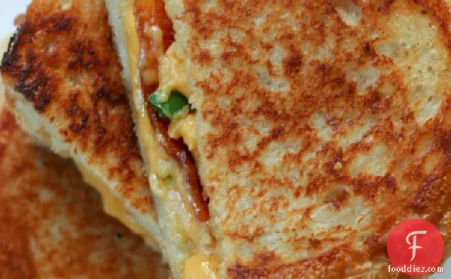 Grilled Cheese, Bacon and Jalapeño Sandwiches
